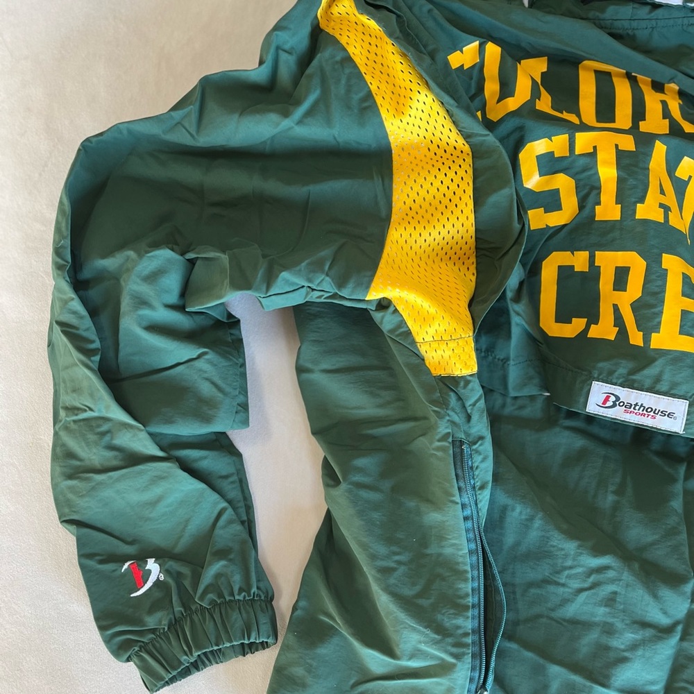 Colorado State Crew Rowing Anorak Mens or Women’s medium with socks - Picture 8 of 8